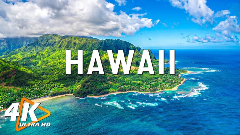 FLYING OVER HAWAII (4K UHD) – Relaxing Music Along With Beautiful Nature Videos(4K Video Ultra HD)