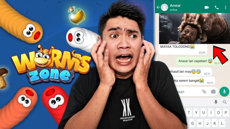 JANGAN BERMAIN GAME ZONA CACING! DI MAKAN CACING ALASKA!