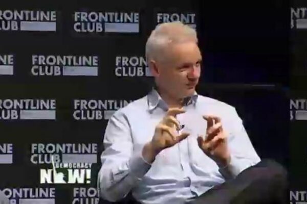 WikiLeaks’ Julian Assange & Philosopher Slavoj Zizek In Conversation With Amy Goodman 7 of 9