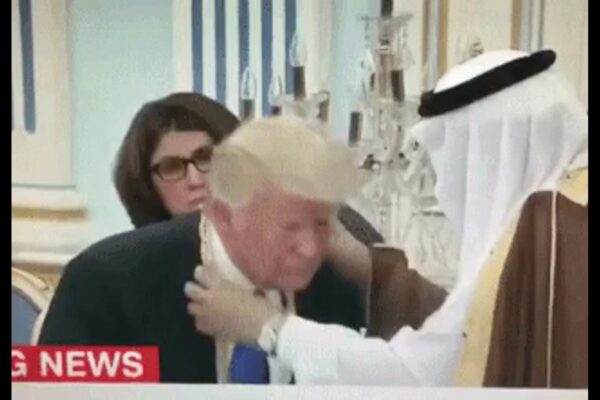 Trump Curtsy